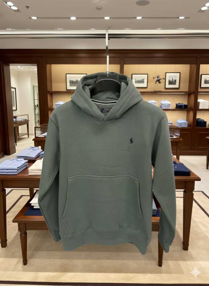 Ralph Lauren Green Embroidery Logo Hoodie-1