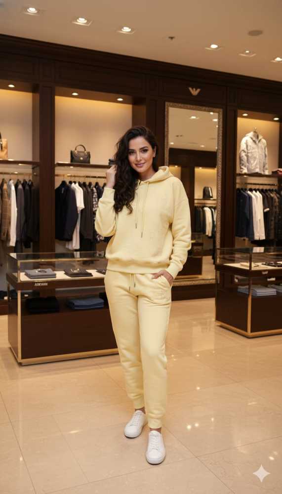 Armani Exchange Cream Premium Quality Tracksuit