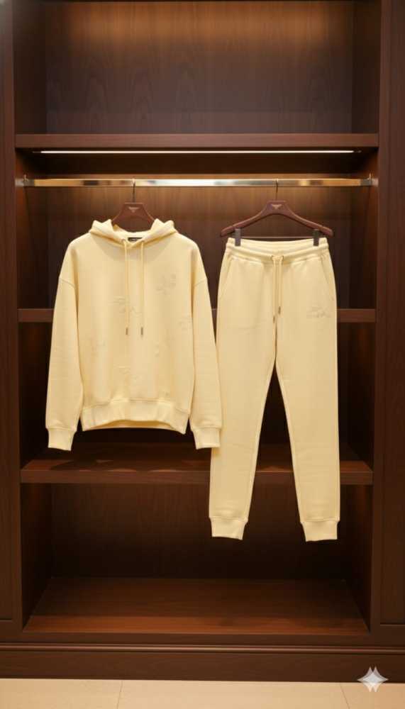 Armani Exchange Cream Premium Quality Tracksuit-3