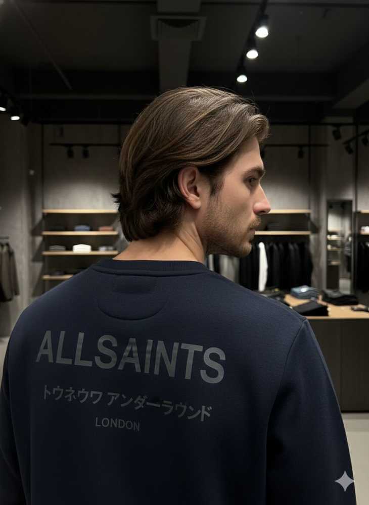 All Saint Blue Premium Quality Sweatshirt-3