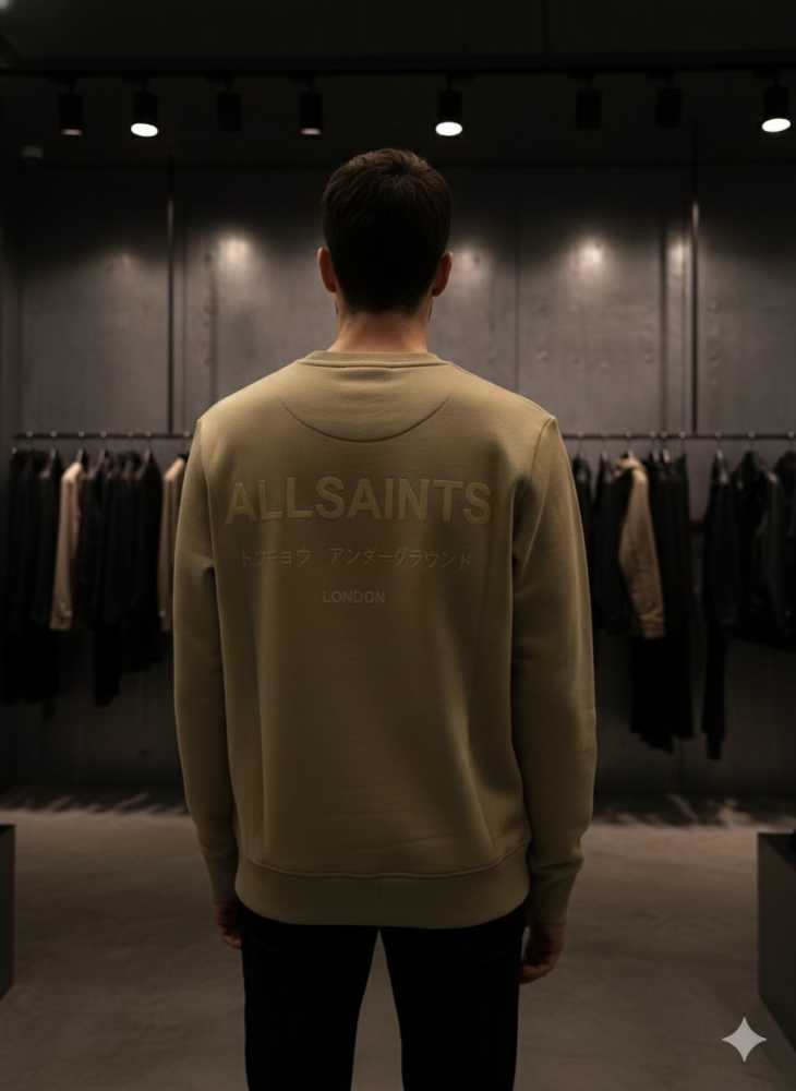 All Saint Brown Premium Quality Sweatshirt-2