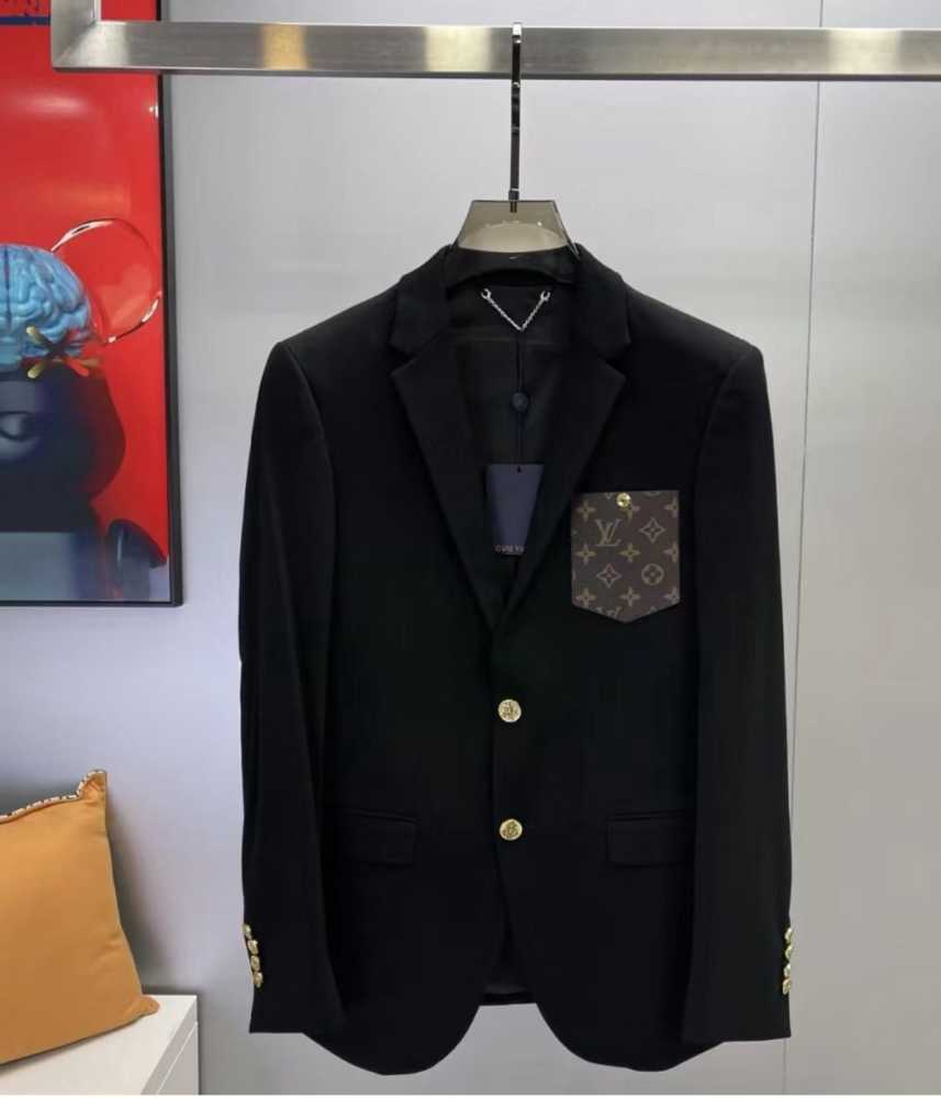 Louis Vuitton Paris Black Premium Quality Blazer-4