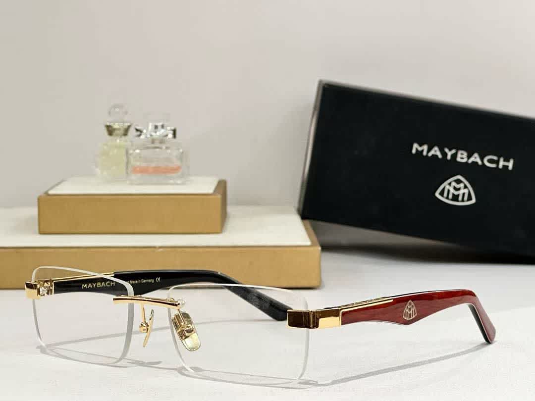 Maybach Red Luxury Sunglasses-1