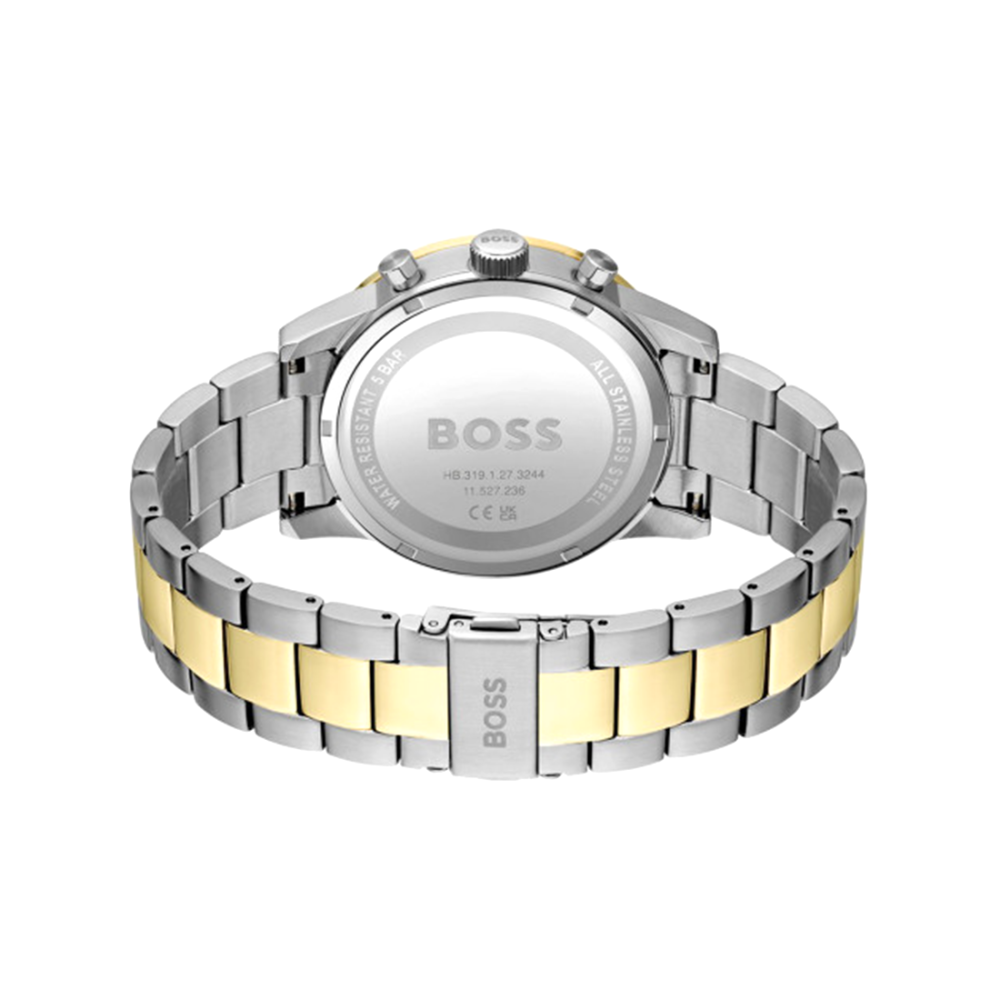 Boss Men Allure Bracelet Style Straps Analogue Chronograph Watch 1514163-2