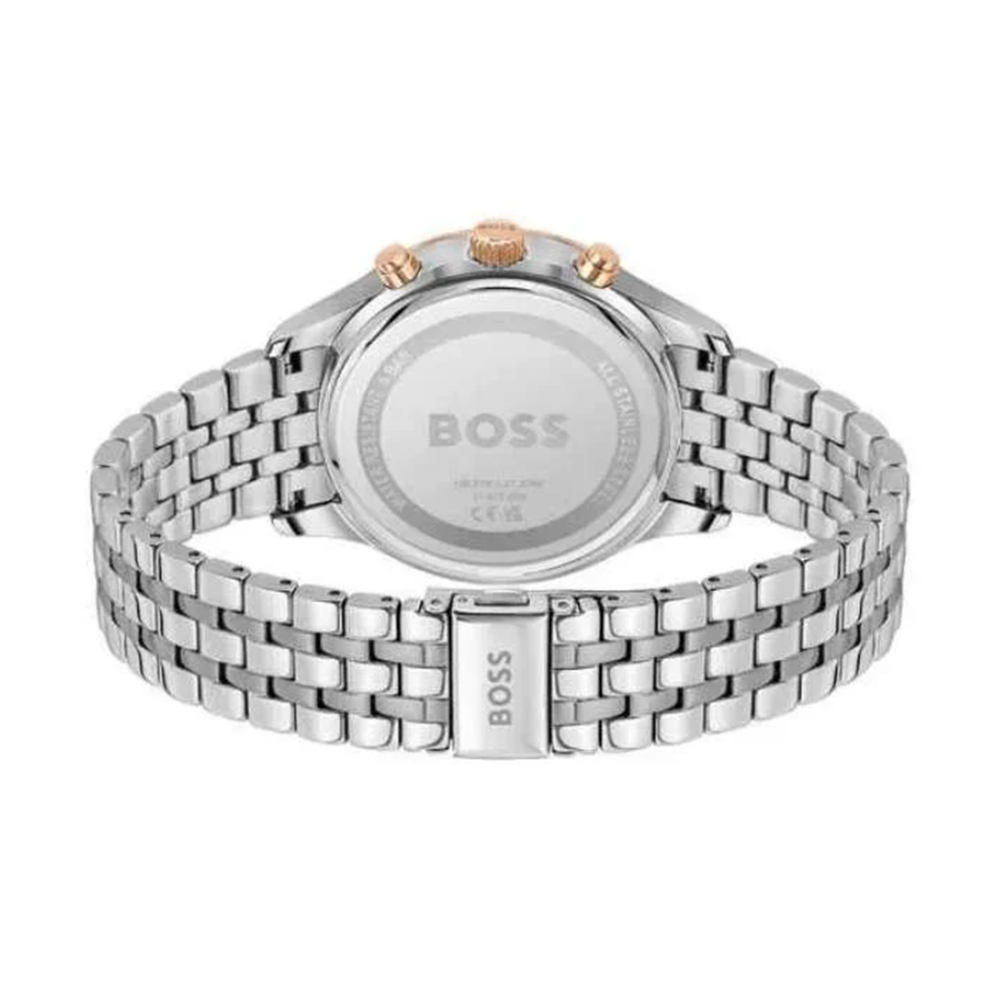 Boss Avery Blue Dial Stainless Steel Chronograph Watch For Men – 1514158-2