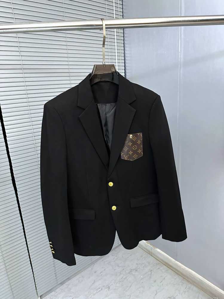 Louis Vuitton Paris Black Premium Quality Blazer-3