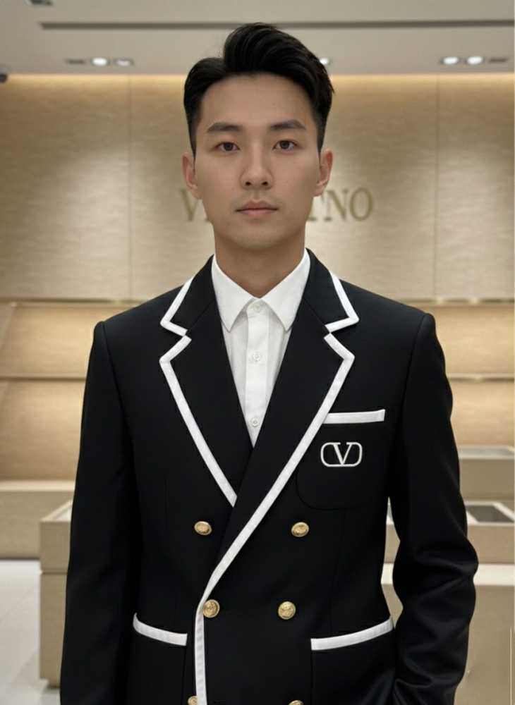 Valentino Black Premium Quality Blazer-1