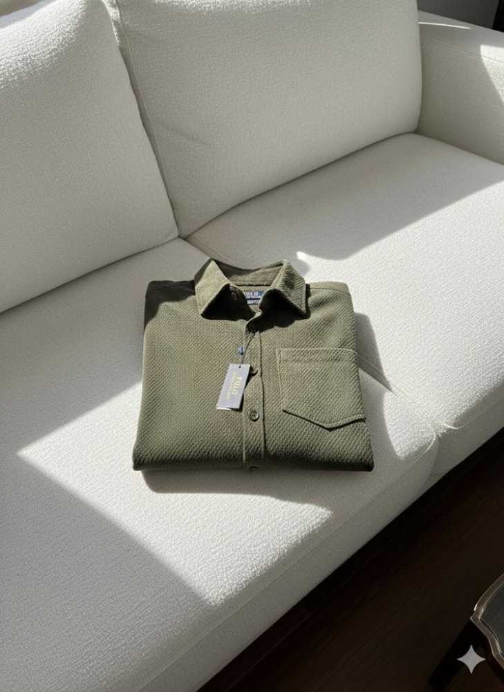 Ralph Lauren Embroidered Green Premium Cotton Shirt-2