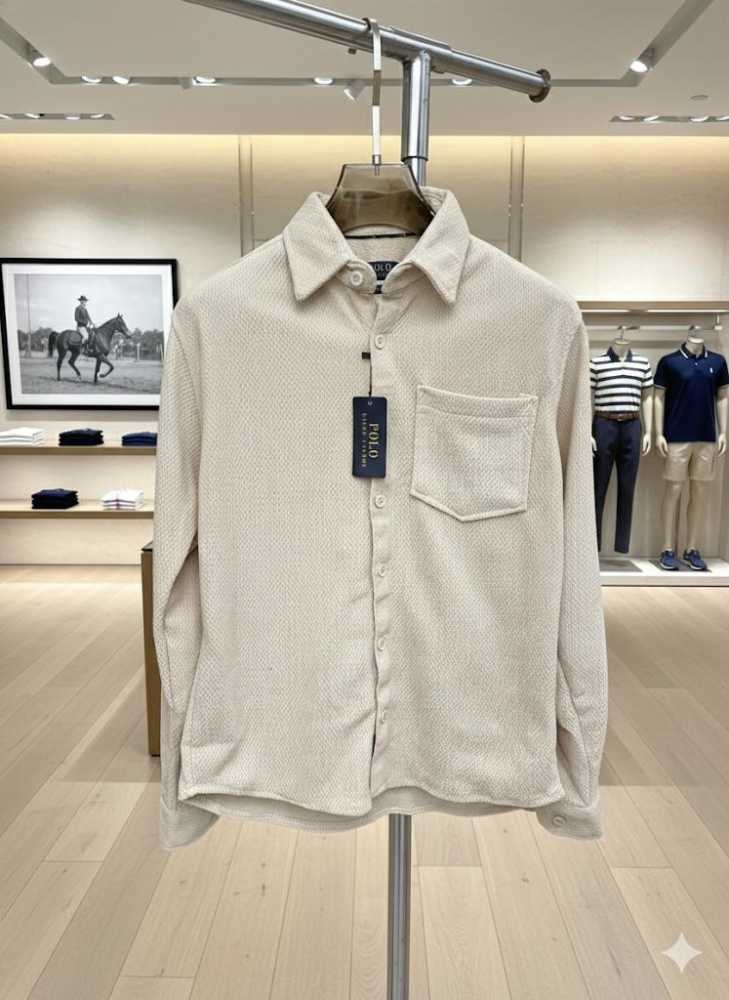 Ralph Lauren Embroidered White Premium Cotton Shirt