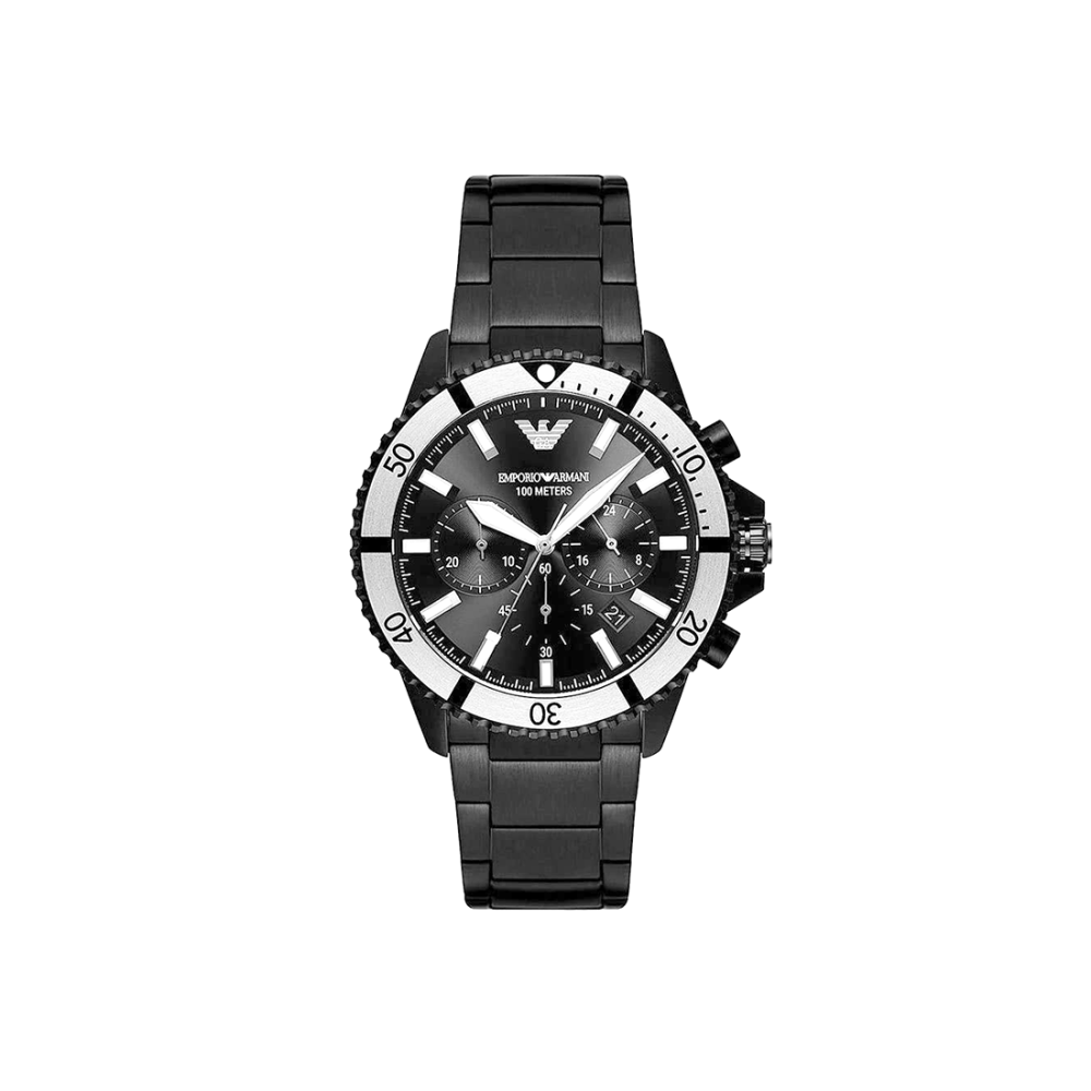 Emporio Armani Diver Chronograph Quartz AR80050 Men's Watch-0
