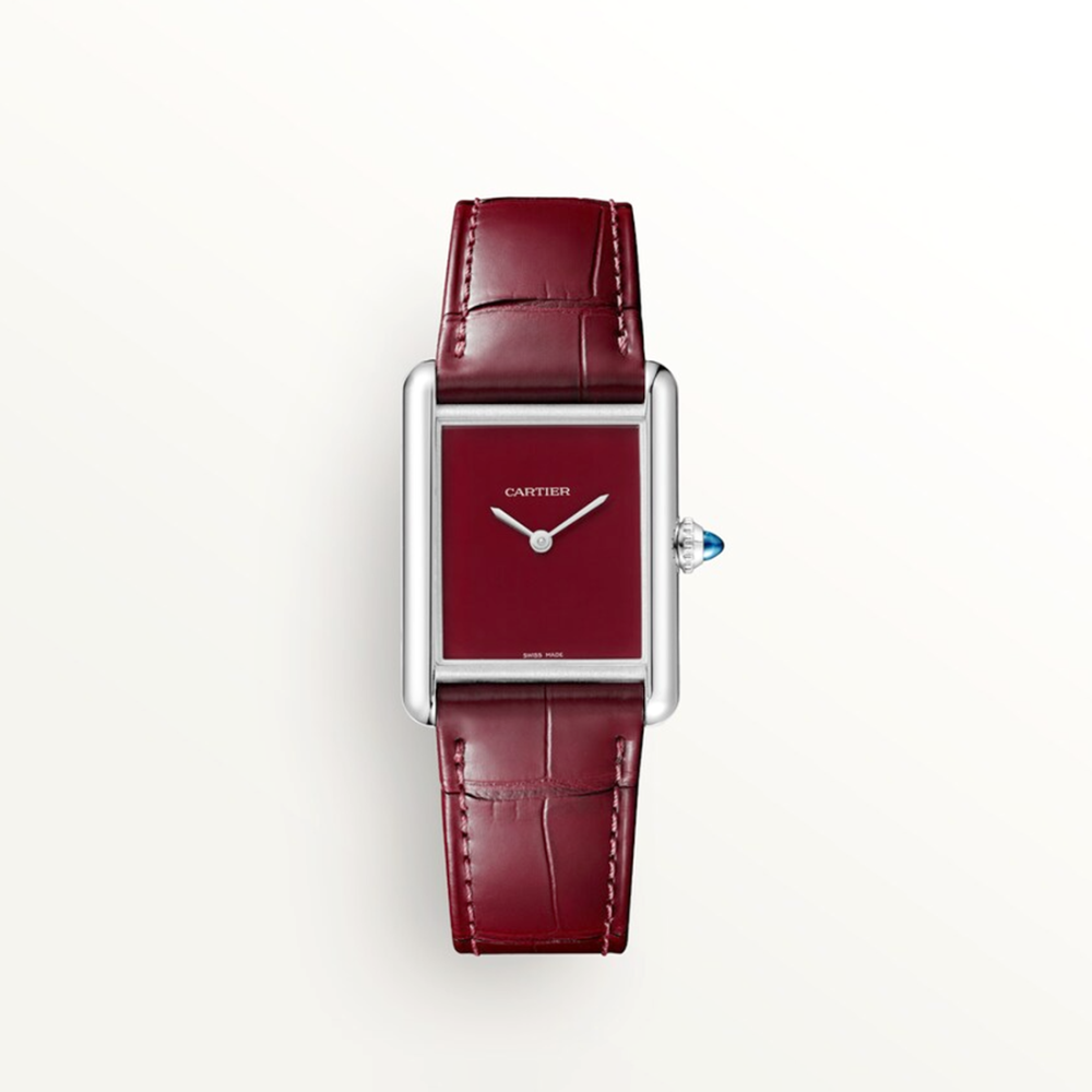 Cartier Tank Must Burgundy Dial Watch WSTA0113-0