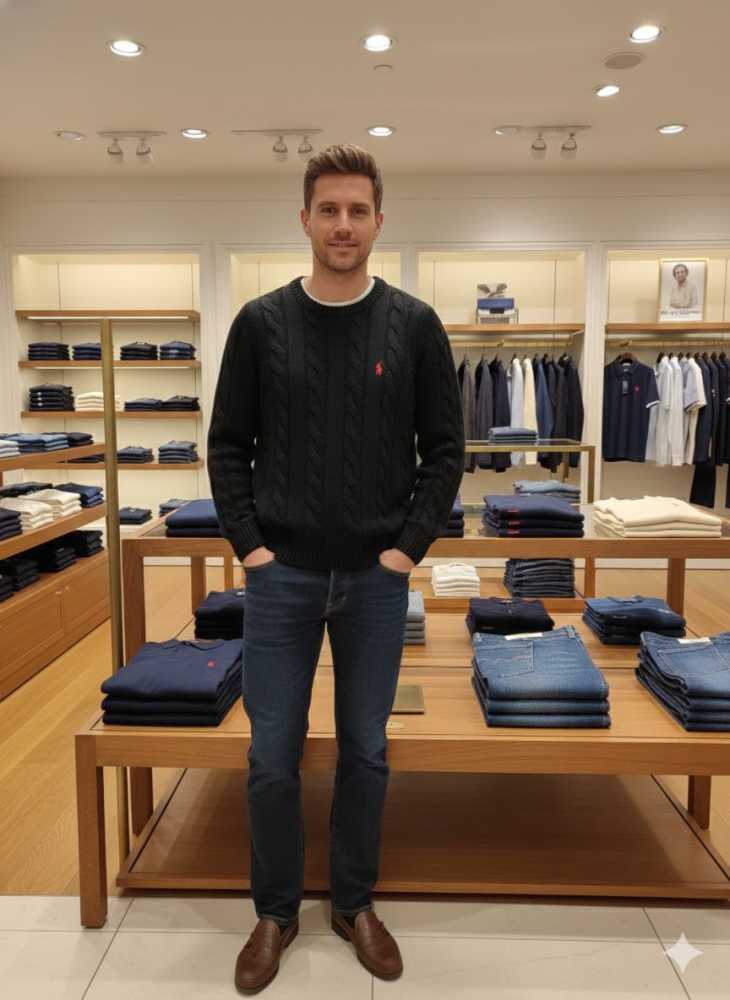 Ralph Lauren Black Premium Quality Sweatshirt