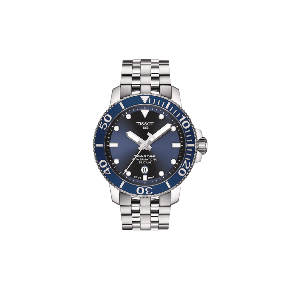 Tissot Seastar 1000 Powermatic 80 Silicium T1204071104101 Men Watch-0