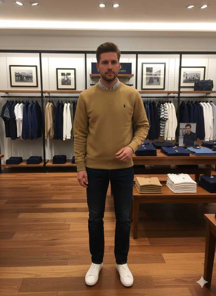 Ralph Lauren Brown Premium Quality Sweatshirt