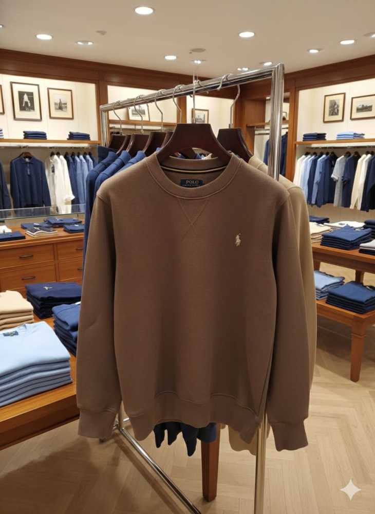 Ralph Lauren Dark Brown Premium Quality Sweatshirt-1