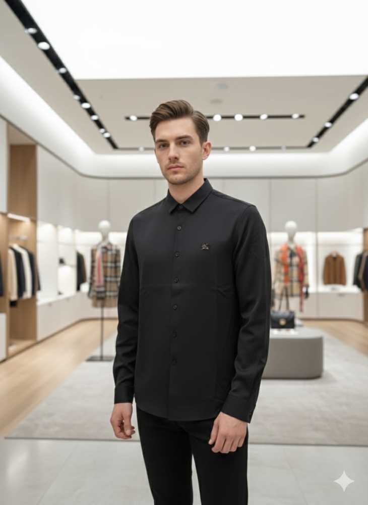 Burberry Black Premium Quality Shirt