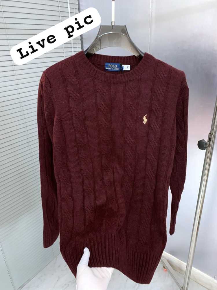 Ralph Lauren Maroon Premium Quality Sweatshirt-2
