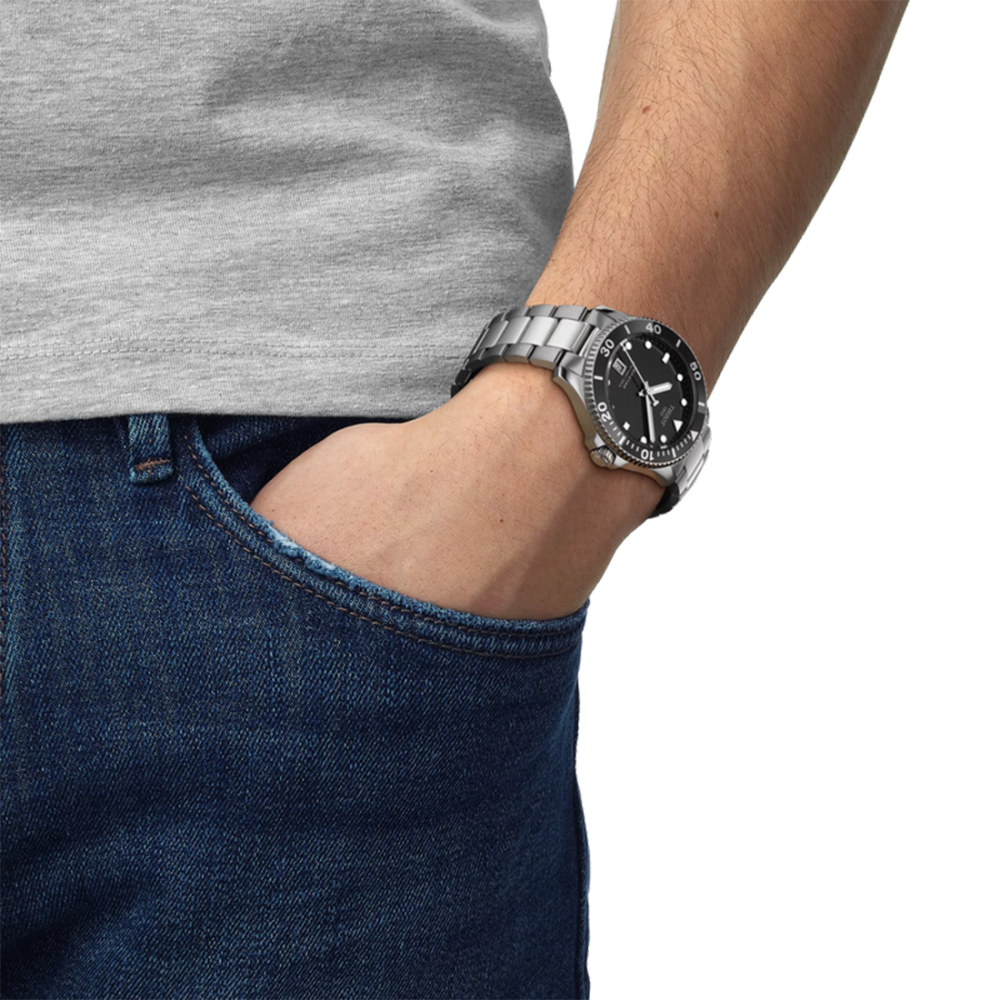 Tissot Seastar 1000 Black Dial Quartz Watch T120.410.11.051.00-4