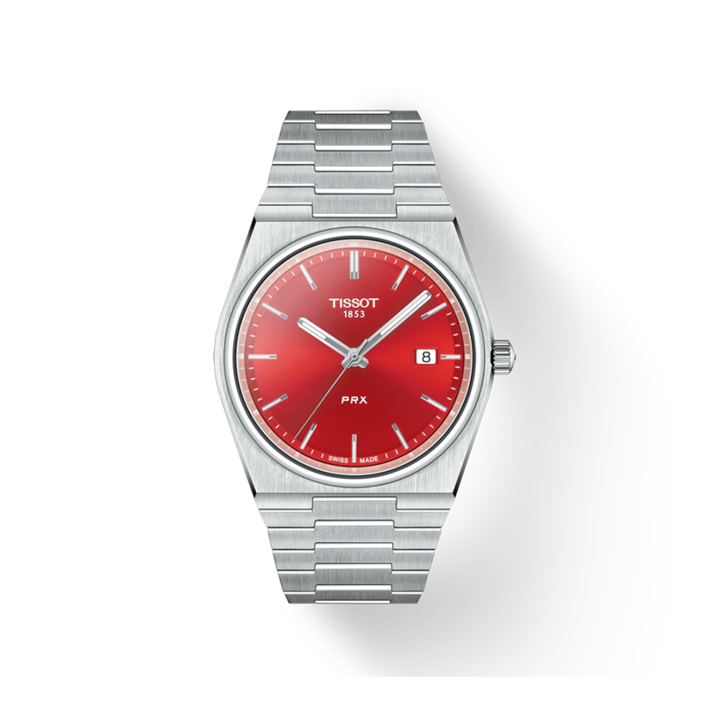 Tissot PRX Quartz Red Dial Men's Watch T137.410.11.421.00-0