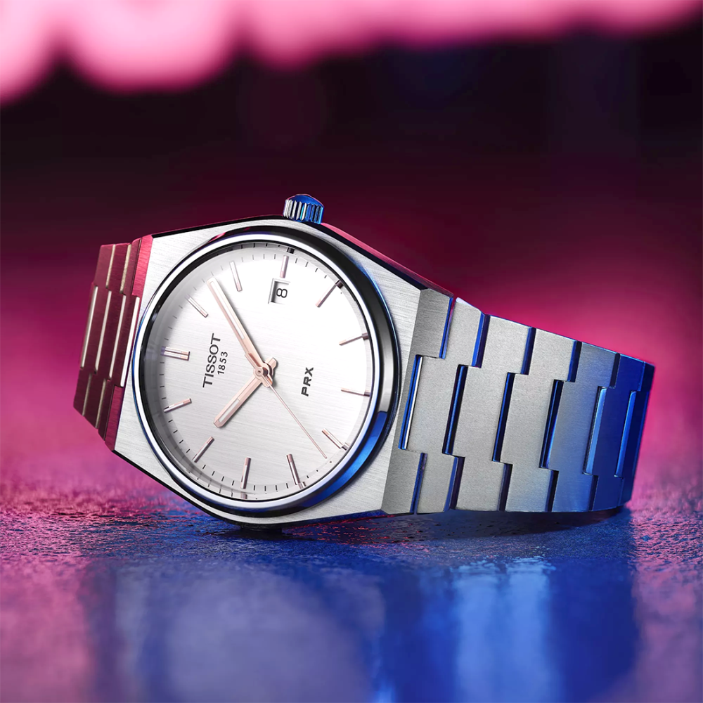 Tissot PRX White Dial, Stainless Steel Men's Watch T137.410.11.031.00-4