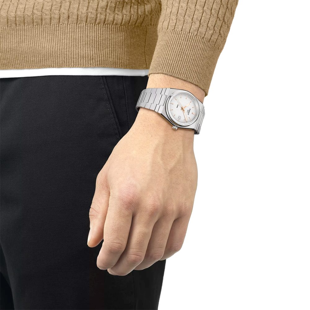 Tissot PRX White Dial, Stainless Steel Men's Watch T137.410.11.031.00-8