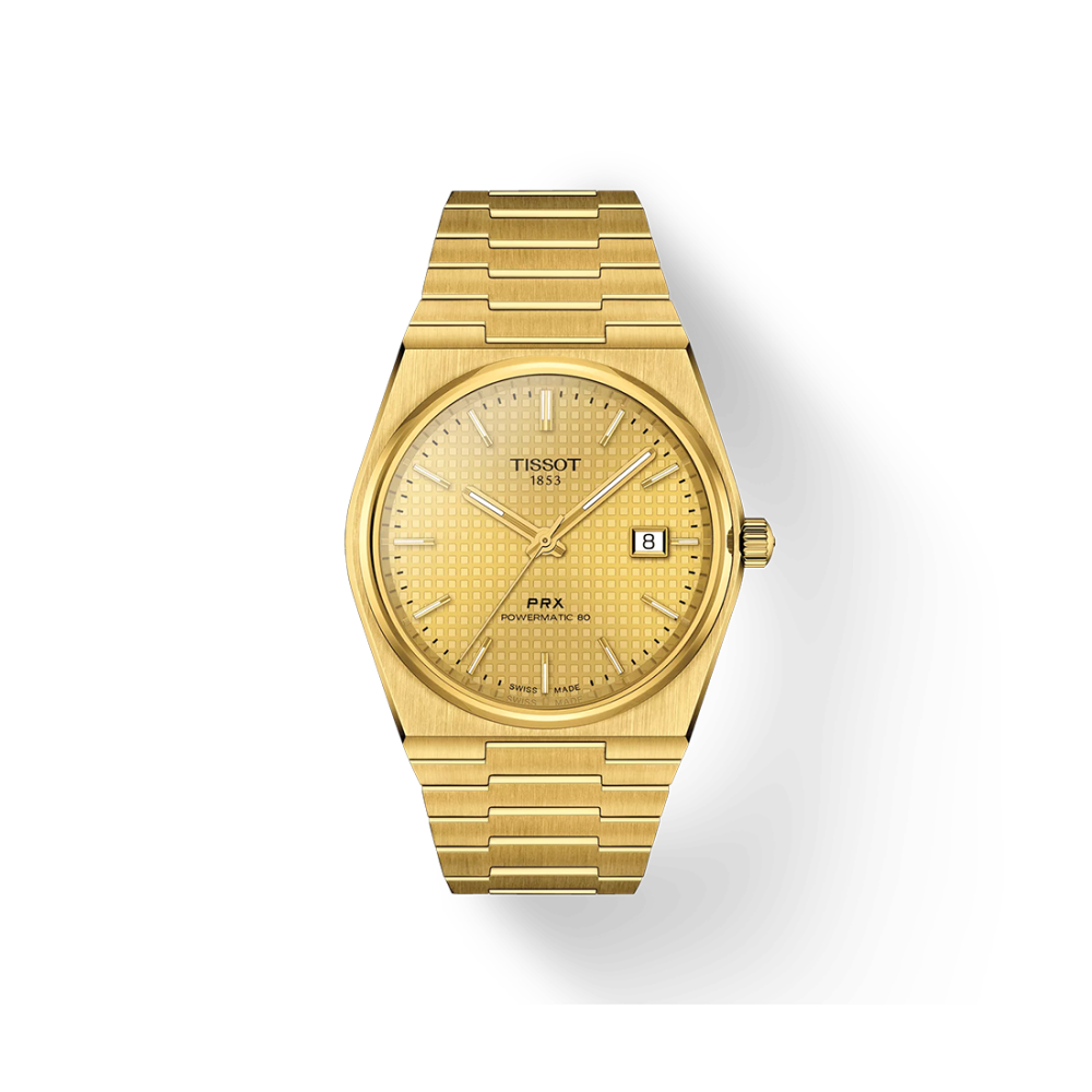 Tissot PRX Powermatic 80 Golden Dial Men's Watch T137.407.33.021.00-0