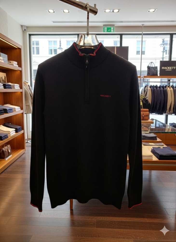Hacket Black Authentic Quality Sweatshirts-3