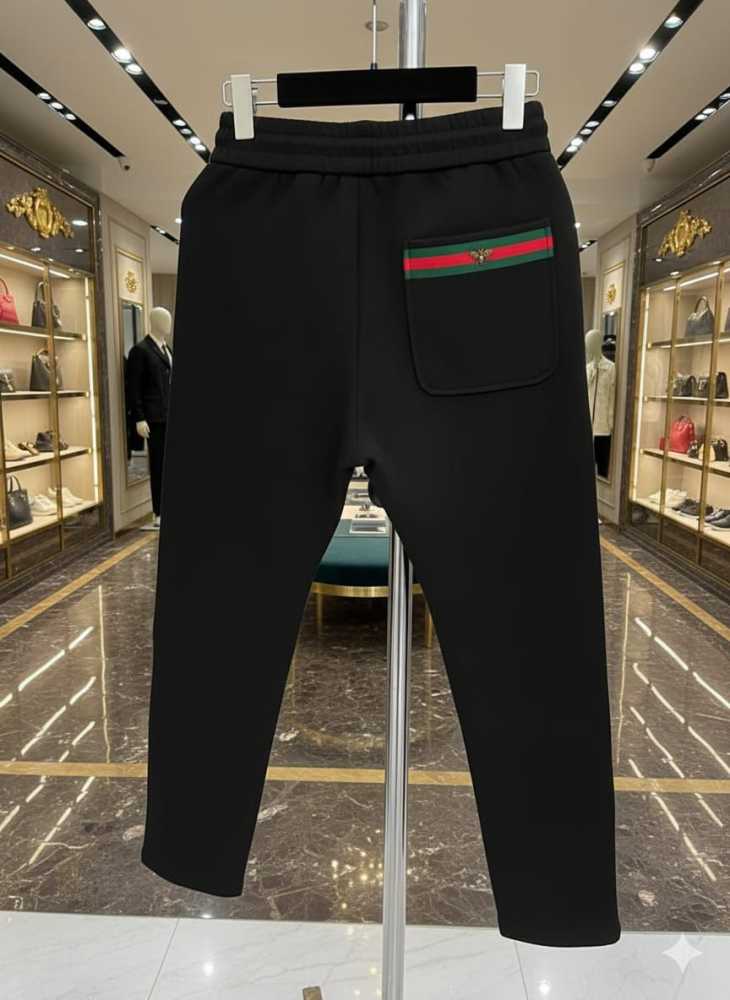 Gucci Black Premium Quality Track Pant-thumb-8