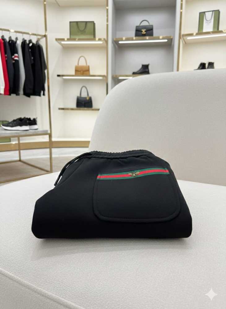 Gucci Black Premium Quality Track Pant-thumb-5