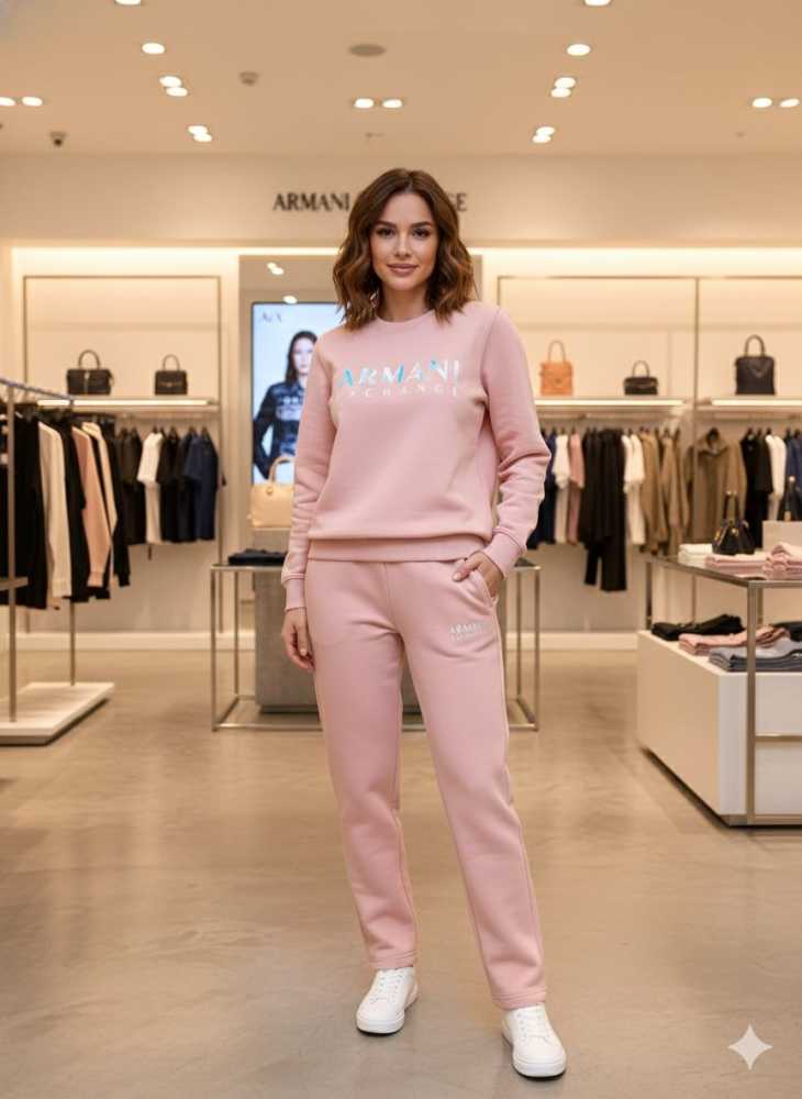 Armani Exchange Pink Premium Quality Tracksuit