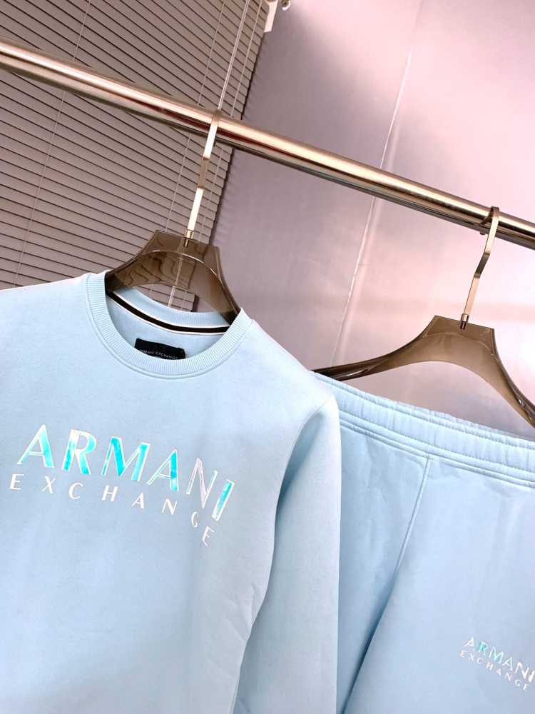 Armani Exchange Blue Premium Quality Tracksuit-thumb-4
