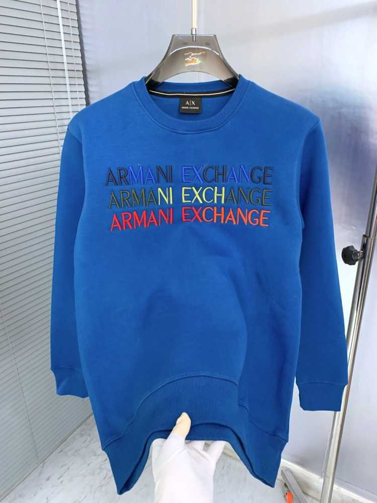 Armani Exchange Blue Premium Quality Sweatshirt-2