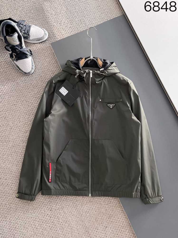 Prada Green Wind Cheater Premium Quality Jacket-2