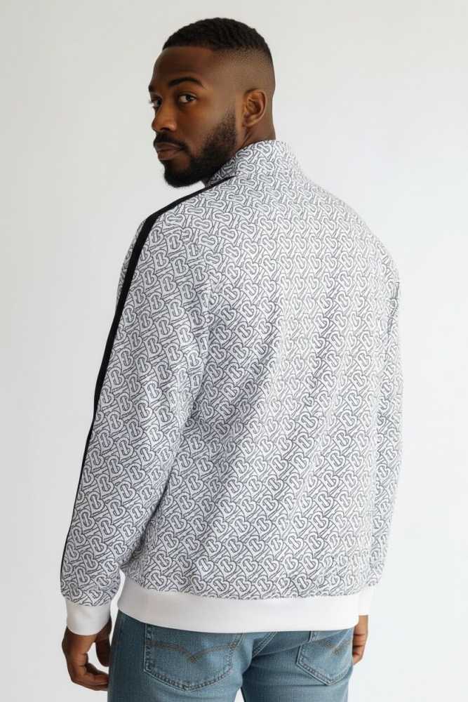 Burberry White Vintage Hooded Wind Cheater jacket-1