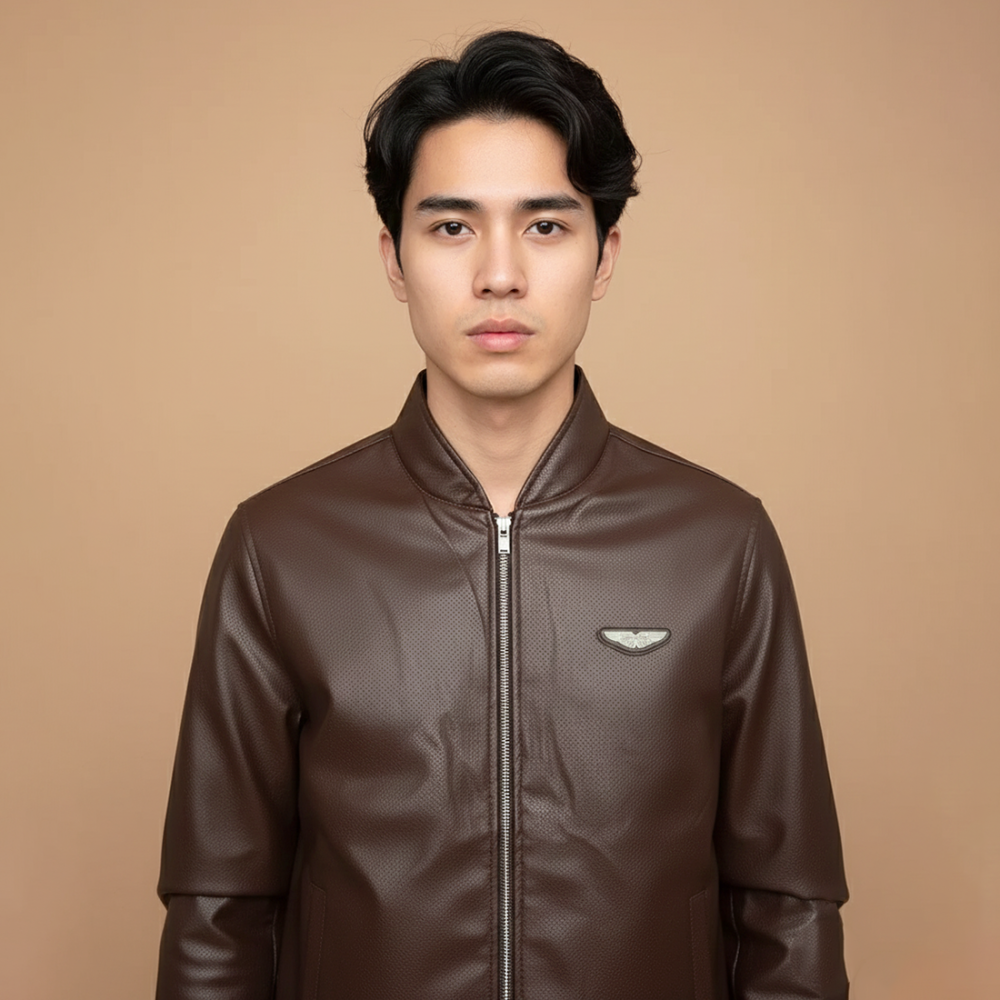 Hacket Brown Premium Quality Zipper