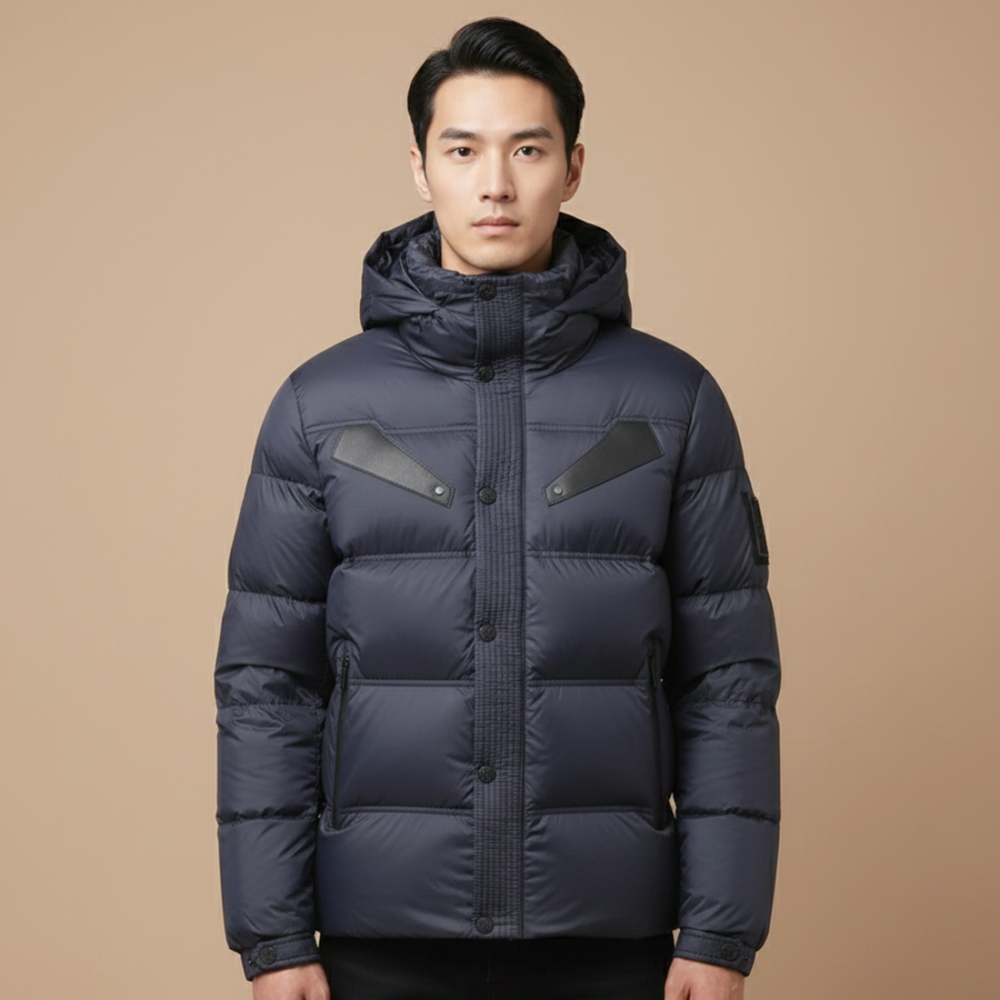 Fendi Blue Premium Quality Cotton Blend Jacket