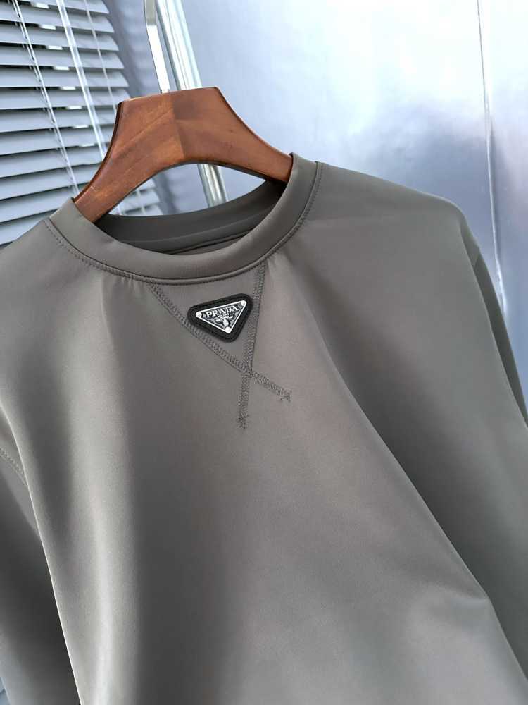 Prada Grey Premium Quality Sweatshirt-1