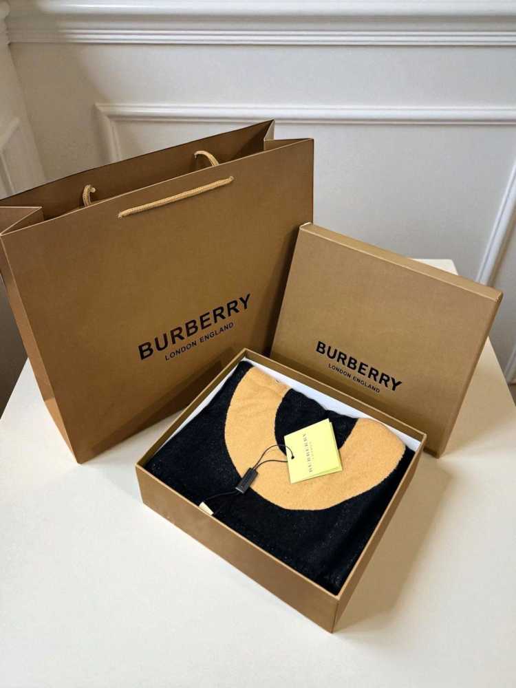 Burberry Cashmere Brown/Black Premium Quality Muffler-2