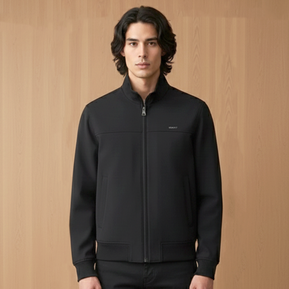 Gant Black Premium Quality Imported Fabric Full Jacket