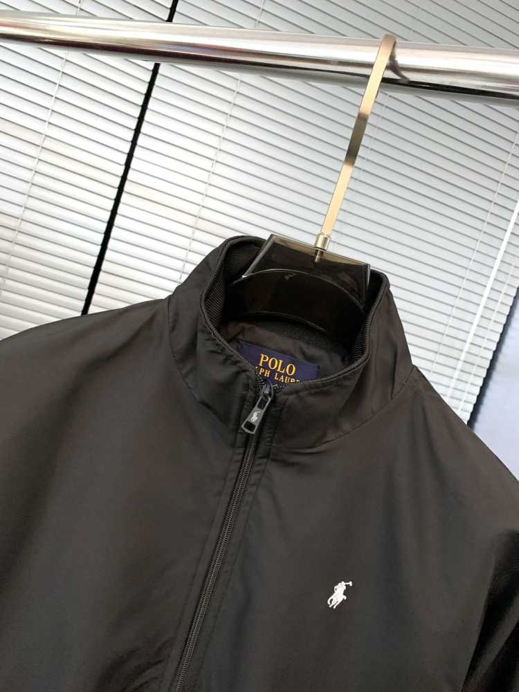 Ralph Lauren Black Premium Quality Cotton Blend Jacket-4