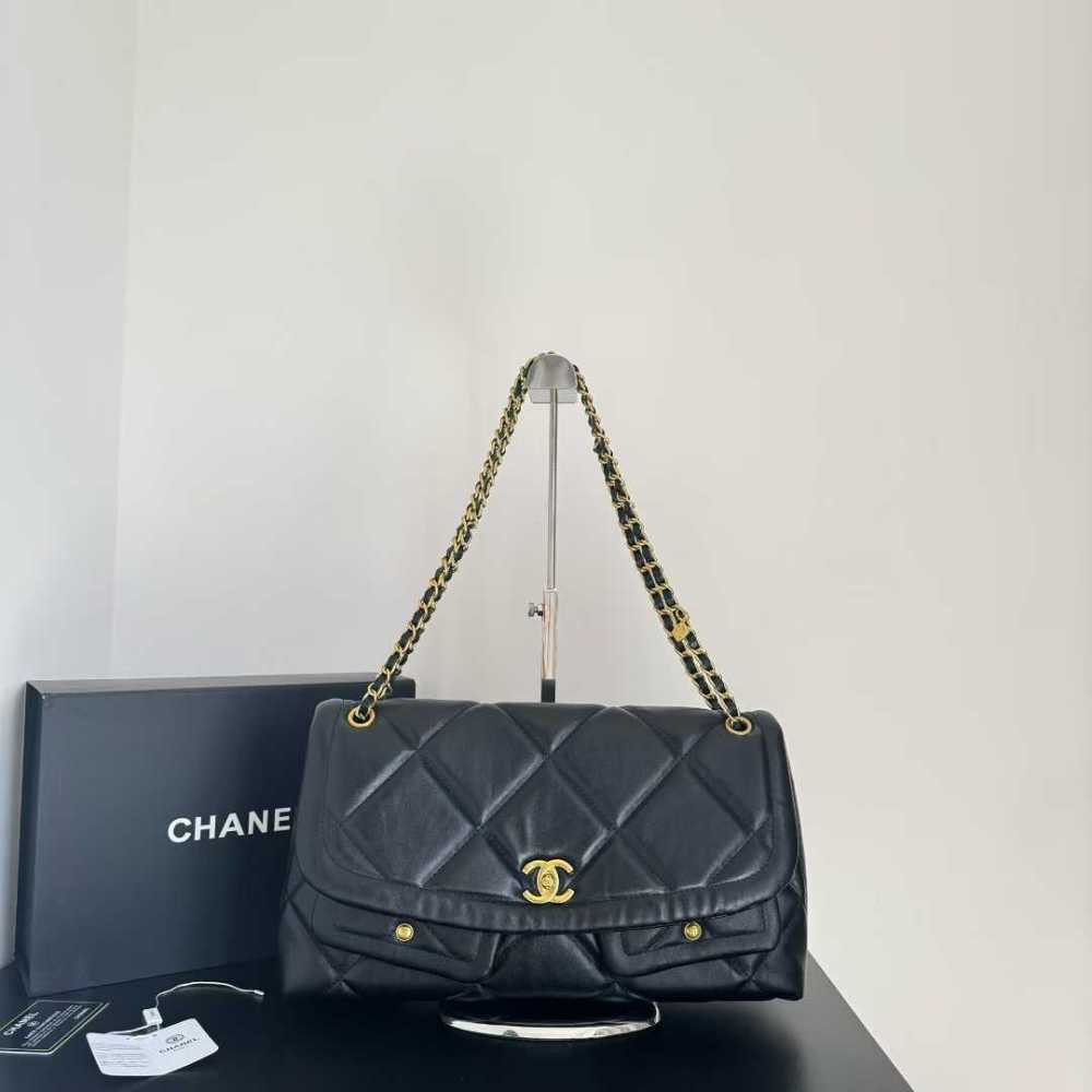 Chanel Black Cargo Hobo Bag-0