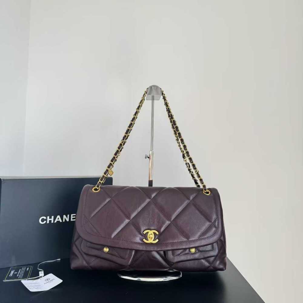 Chanel Burgundy Cargo 25K Hobo Bag-0