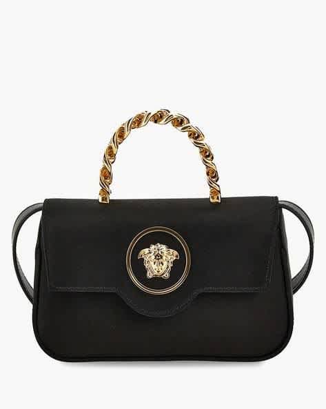Versace La Medusa Black Handle bag-1