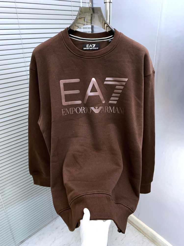 Emporio Armani Brown Cotton Premium Qaulity Sweatshirt-0