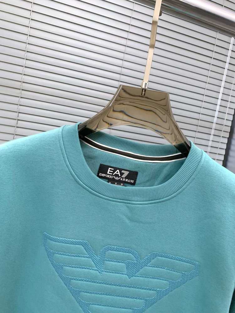 Emporio Armani Blue Cotton Premium Qaulity Sweatshirt-2