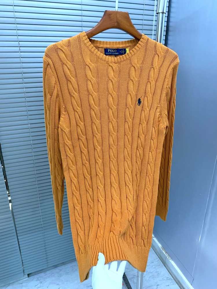 Ralph Lauren Yellow Premium Quality Cotton Sweatshirt-3