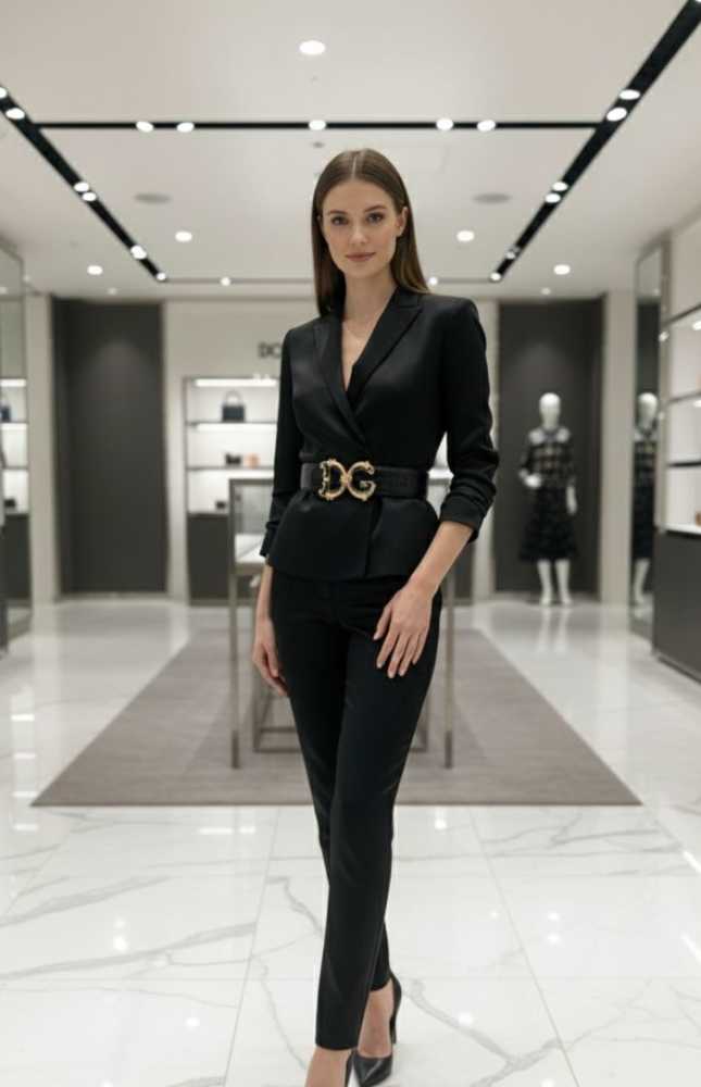 Dolce & Gabbana Black Premium Quality Belt-3