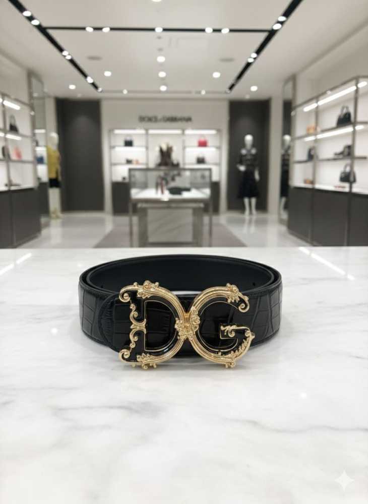 Dolce & Gabbana Black Premium Quality Belt-0