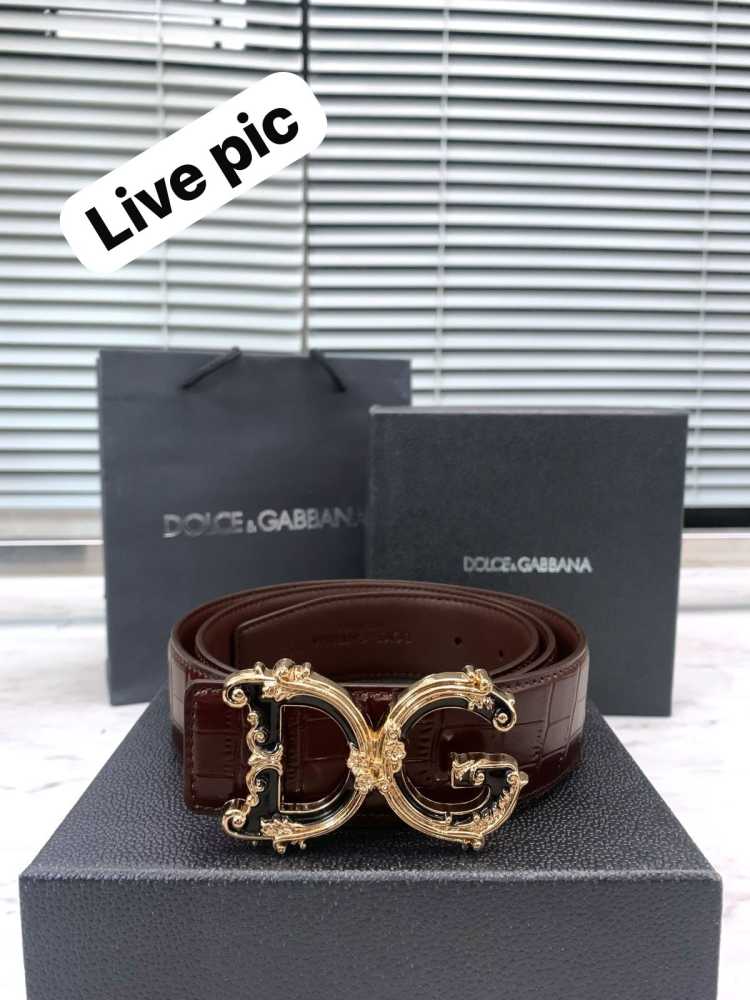 Dolce & Gabbana Wine Premium Quality Belt-1