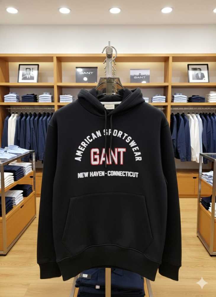 Gant Black Premium Quality Hoodie-1